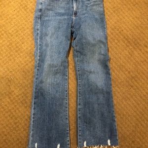 JUSTBLACK denim flare crop size 26